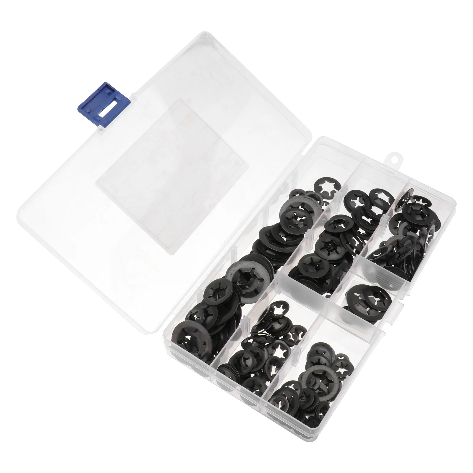 

280Pcs Plum Ring Locking Gasket Manganese Steel Anti-Rust Washer Set Sump Plug Fuel Hydraulic Fittings Metal Steel Washer