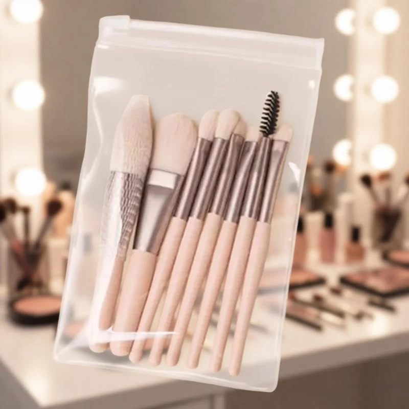 8Pcs Mini Macaron Soft Makeup Brushes Set Portable Beginner Beauty Tools for Blush Eyeshadow Complete Cosmetic Brush Kits
