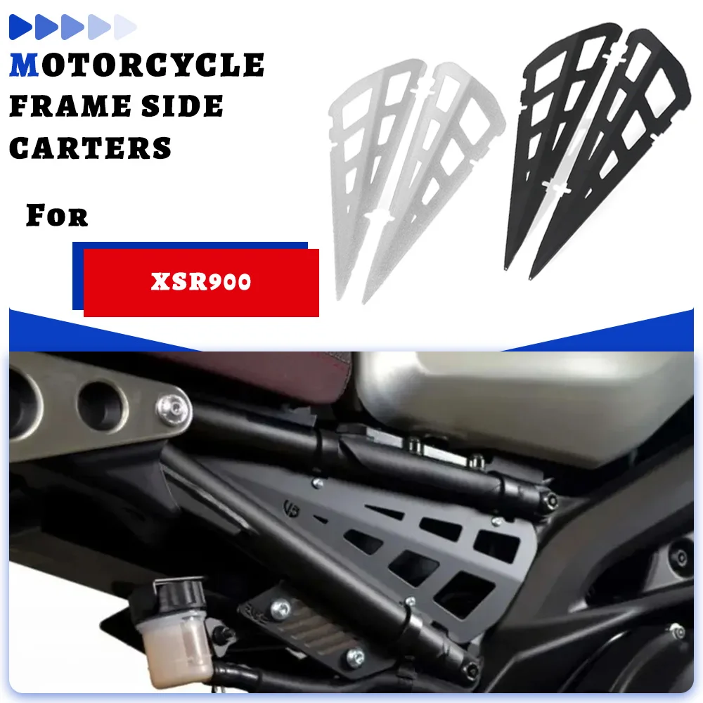 

For YAMAHA MT-09 FZ-09 XSR 900 XSR 900 Abarth 2013-2021 2020 2019 2018 2017 Aluminium FRAME SIDE CARTERS Motorcycles Accessories
