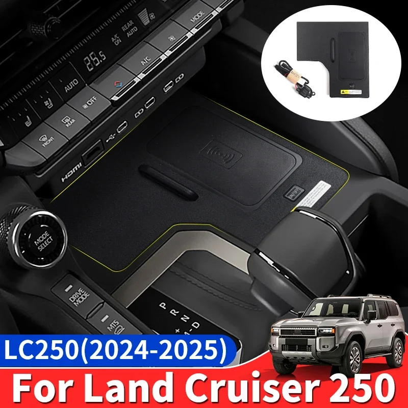 

Central Control Wireless Charger Assembly For Toyota 2024 2025 Land Cruiser Prado LC250 First Edition 1958 Interior Upgrade Part
