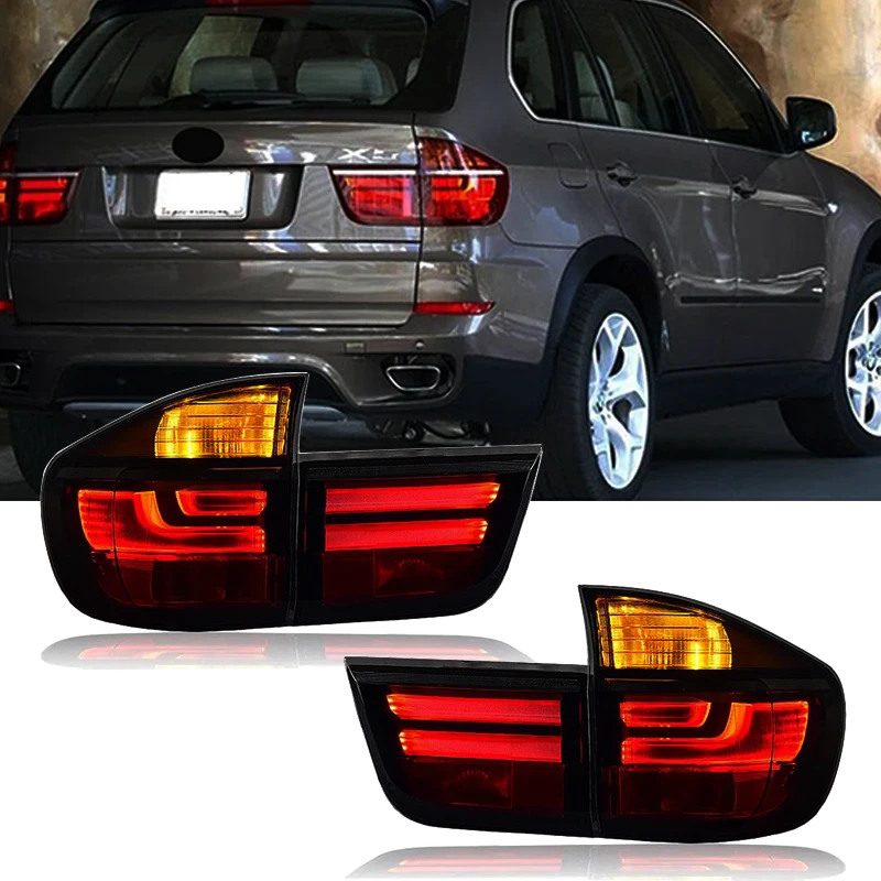 

For BMW X5 Tail Lights 2007-2013 E70 LED Tail Lamp DRL Signal Brake Reverse auto Accessories