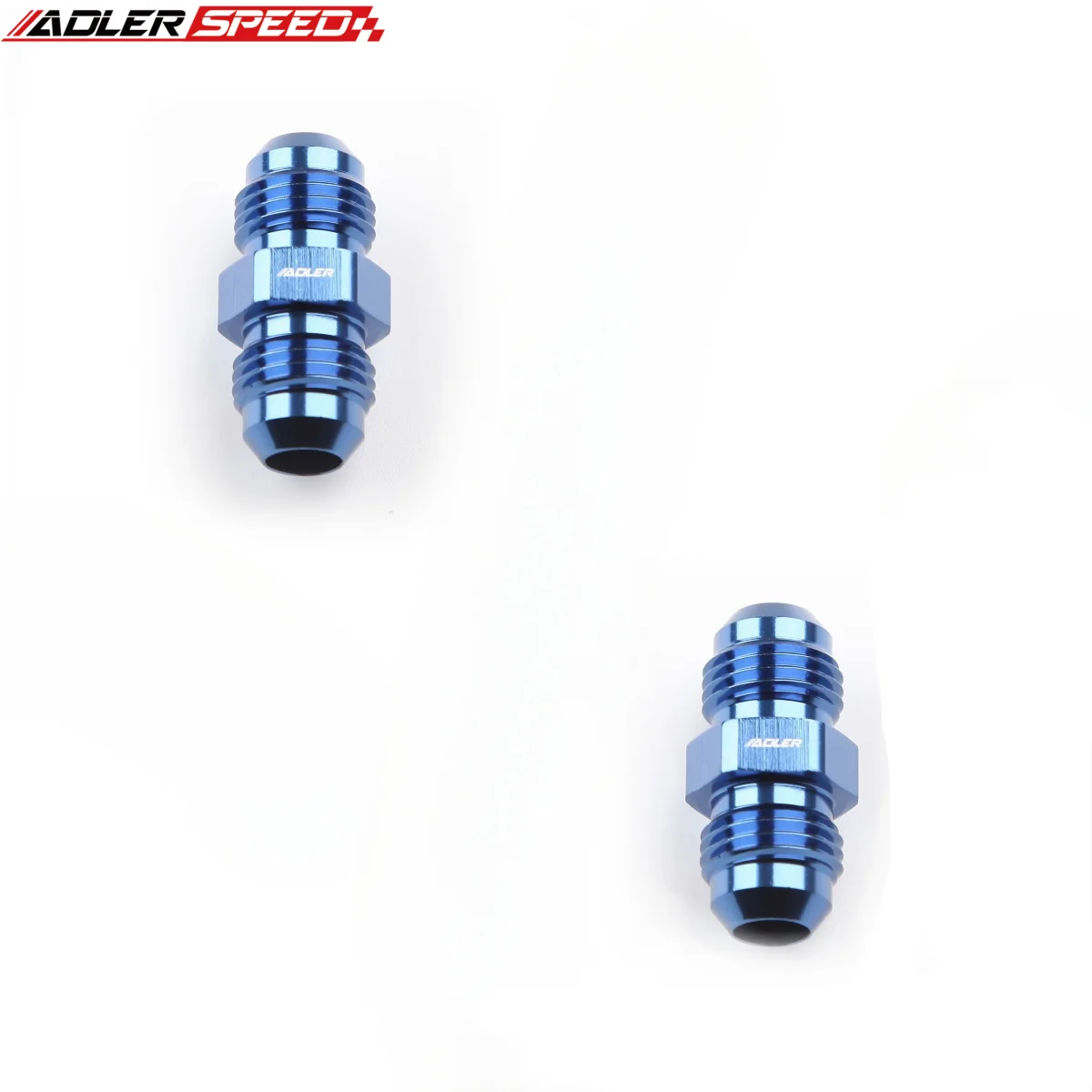 2PCS อลูมิเนียมตรง 3AN 4AN 6AN 8AN 10AN 12AN 16AN 20AN ชาย Union FITTING อะแดปเตอร์สีดํา/สีฟ้า