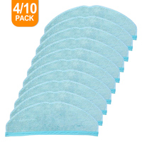 4/10pcs Mop Pads For Homerun Robot 7000 Series XU7100/01 XU7100/02 XU7000/01 XU7000/02 XV1472/00 XV1470/00 Vacuum Cleaner Parts
