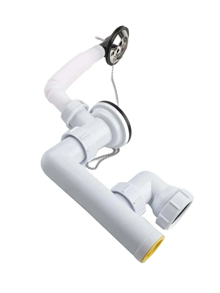 طقم نفايات حوض الاستحمام سهل التركيب، تجديد الحمام كما هو موضح، طقم تركيب سهل، فتحات ترشيح استنزاف الحائط 40 مم #5