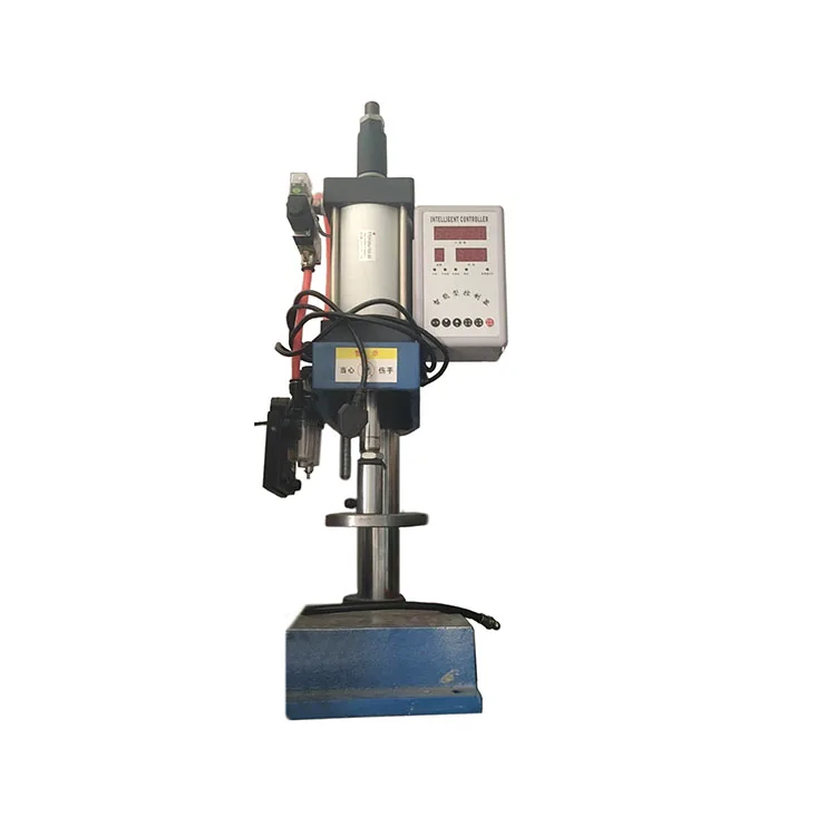 Pneumatic Press 500kg Force Steel Open Seals Precision P0 Low Noise for Aluminum Parts Bearings Crimping Air Bearing