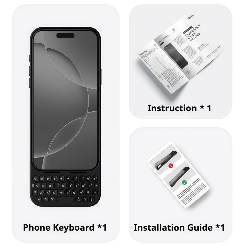 Akko Metakey Mobile Keyboard Suitable For Iphone 17 Promax Protective Phone Case Plug Play White Backlit Magnetic Suction Cute - Image 6