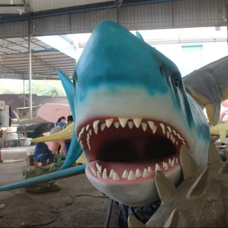 Hot Sale High Analog Life Size Artificial Live Animals Remote Control Flying Shark