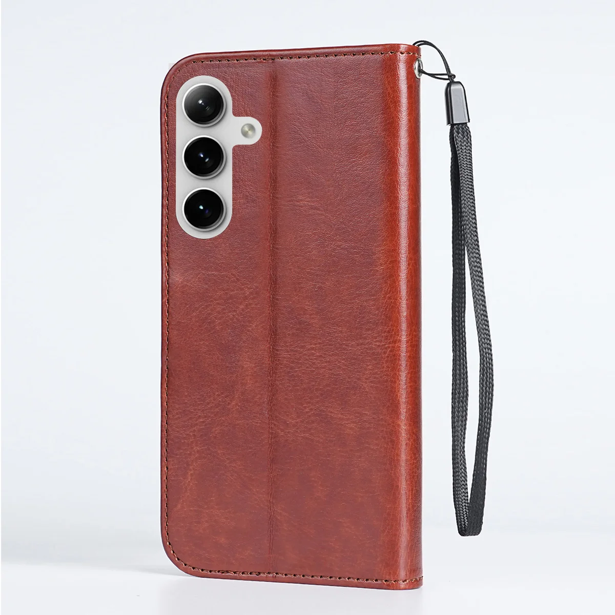 Faux Leather Phone Case for Samsung GalaxyZ Fold 3 Z Fold 4 Z Fold 5 Z Fold 6 Multi-functional Weak Magnetic, Lanyard, Dustproof view 2