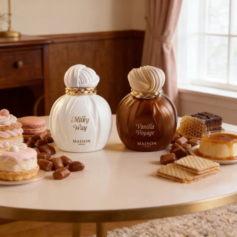 

Luxurious Oriental Sweet Unisex Perfume Long-Lasting Warm Fragrance with Caramel Jasmine Honey Amber Vanilla Musk Essence 100ml