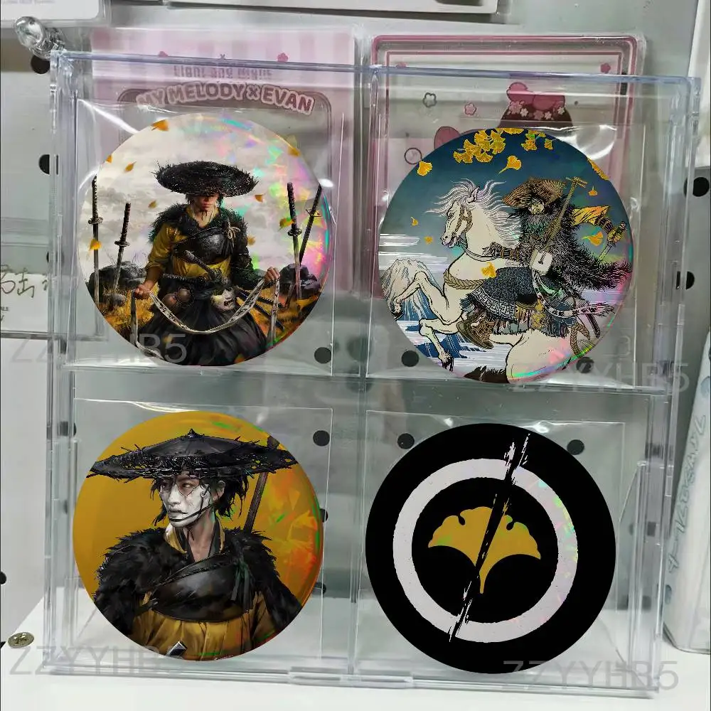 

Game G-Ghost of Y-Yotei Tinplate Pins Round Handmade Brooches for Backpack Accessories Collection Badge 58mm 44mm 32mm 75mm 25mm