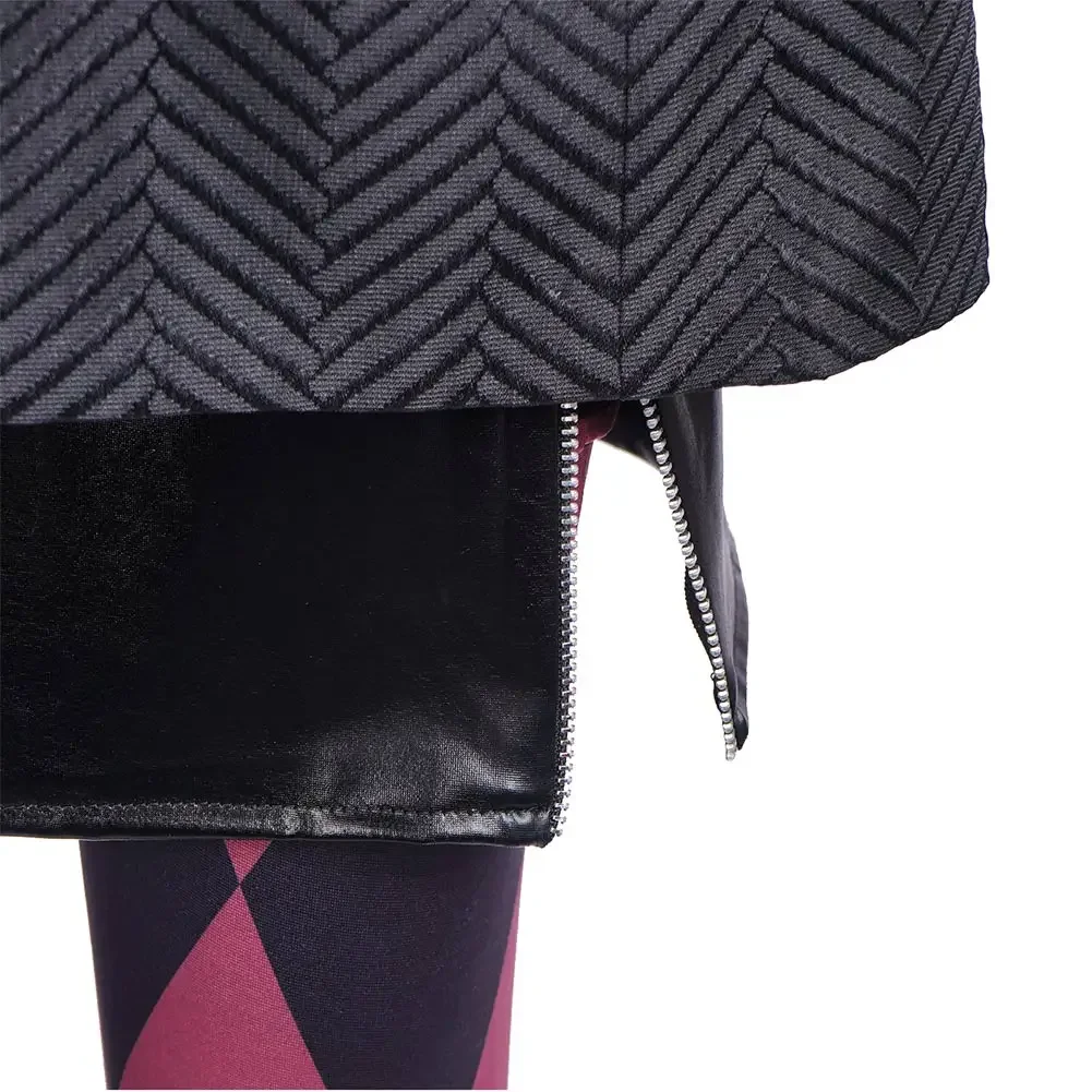 Quinzel-Super Villain Cosplay Costume para Mulher, Vestuário Fantasia, Disfarce, Fantasia, Filme 2, Representação, Fantasia, Adulto, Mulher, 2021