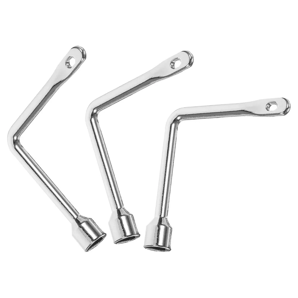 Llave triangular para puerta de ascensor, llave de válvula Universal, llave de utilidad multiusos para medidor de agua, armario eléctrico, hidrante contra incendios, 3 uds.