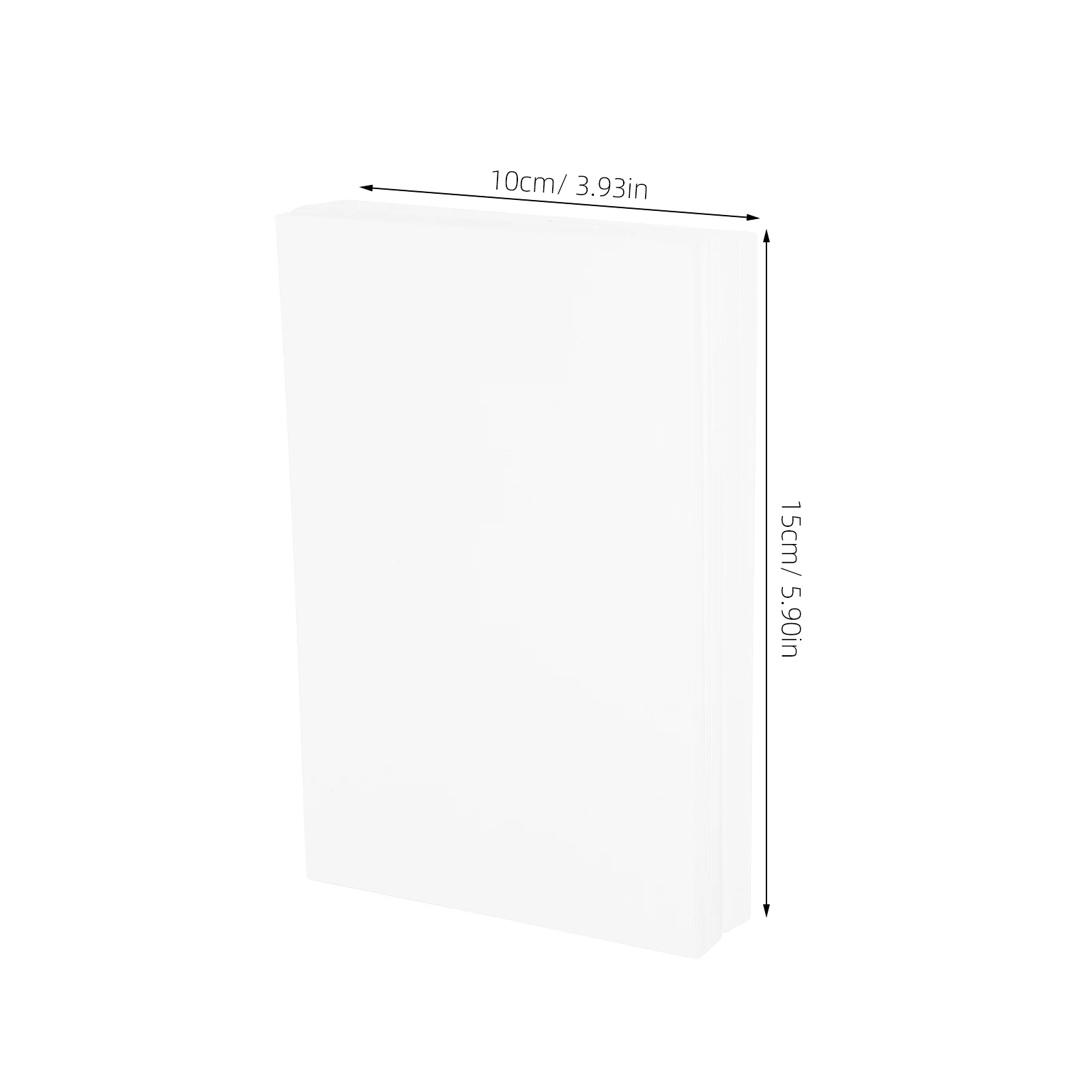 100pcs Blank Index Cards White Cardstock Thick Sheets For Writing Drawing Notetaking School Office Home Use Study Supplies