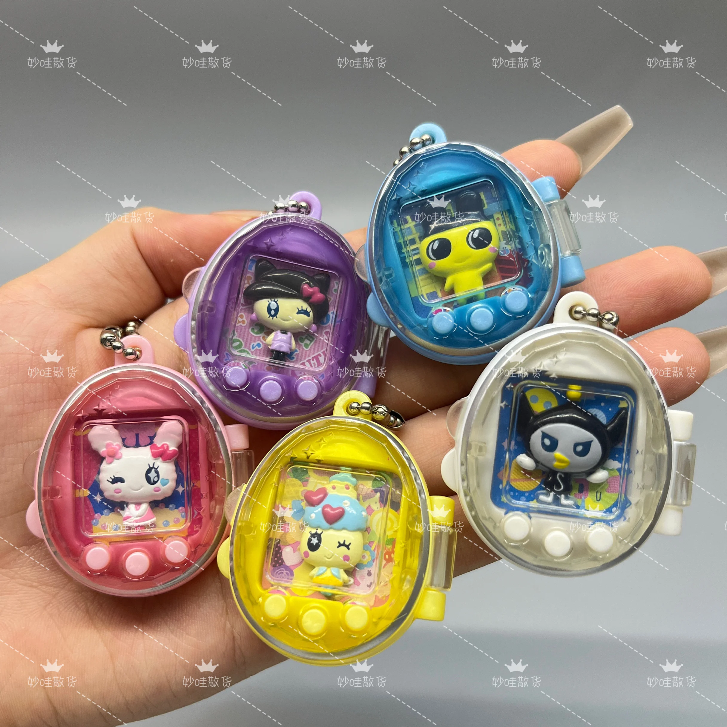 Bandai Tamagotchi Tamagotchi Charms Twisted Eggs Pet Model Pendants Gifts