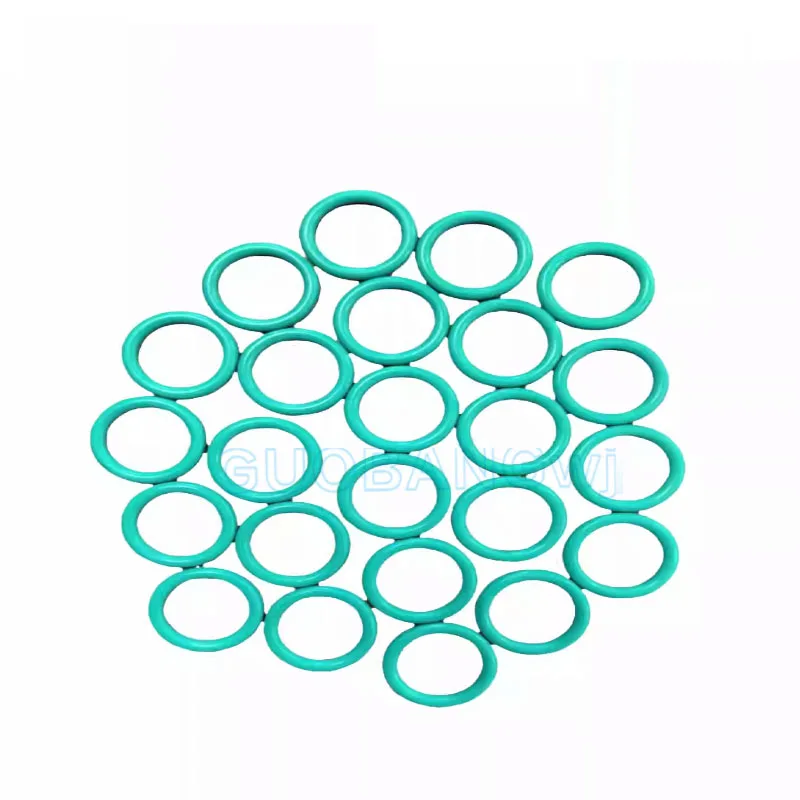 FKM O Ring CS1.8/2.6 OD1.8-340mm Green Fluorine Rubber O Ring Sealing Gasket Insulation Oil High Temperature Resistance Fluorine