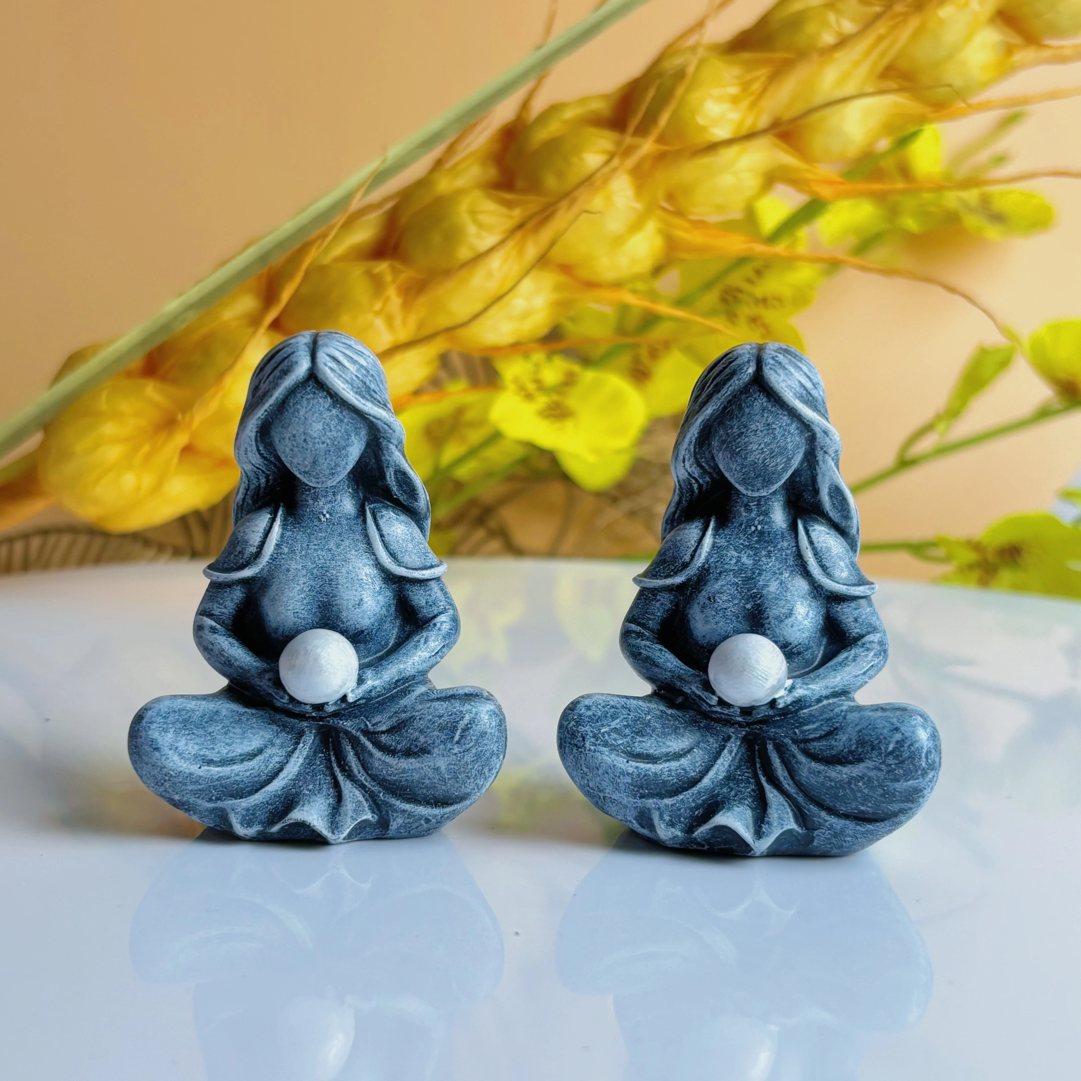 1PC Collectible figurine, mini statue of a beautiful moon goddess: perfect for fairy decorations, scene decorations, room decorations, home decorations, interior decorations, exterior decorations, garden decorations, holiday decorative ornaments, and outdoor courtyard decorations