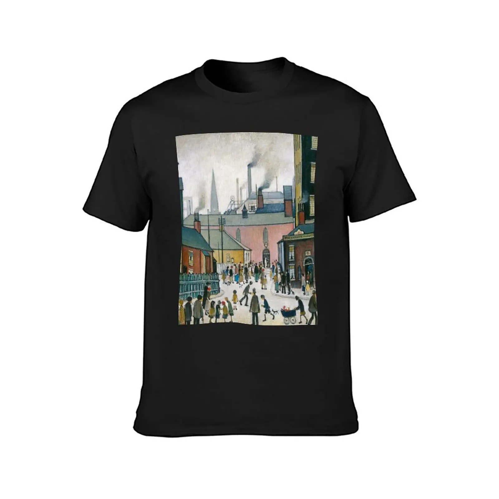 L S Lowry T-Shirt sports fans anime oversizeds T-shirts for men cotton