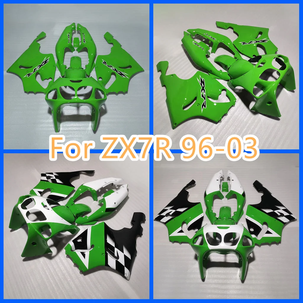 

Новый комплект из АБС-пластика для Kawasaki ZX-7R 1996 1997 1998 1999 2000 2001 2002 96-03 ZX7R Комплект высококачественных обтекателей для мотоциклов