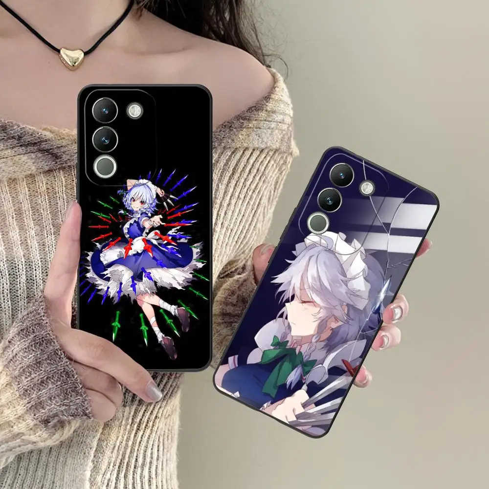 

Touhou Izayoi Sakuya Mobile Phone Case for VIVO Y77 76 75 74 73 72 58 56 55 51 50 38 36 Y19 Y18 Y03 Y01 5G Printing Cover
