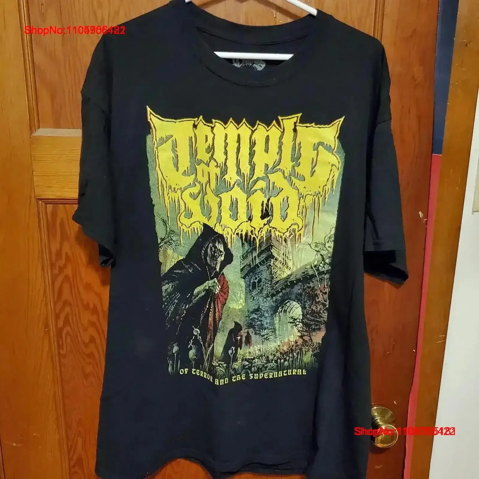 Temple Of Void Terror And The Supernatural T Shirt vintage Washed Versatile Breathable Comfortable Top For Everyday Wear