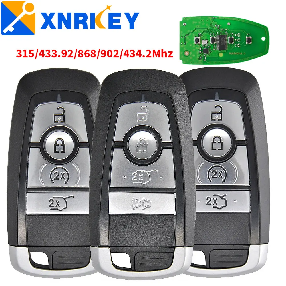 XNRKEY Remote Key 315/433.92/868/902/434.2Mhz M3N-A2C93142600 HC3T-15K601-DB for Ford Edge Fusion Expedition Explorer Mustang