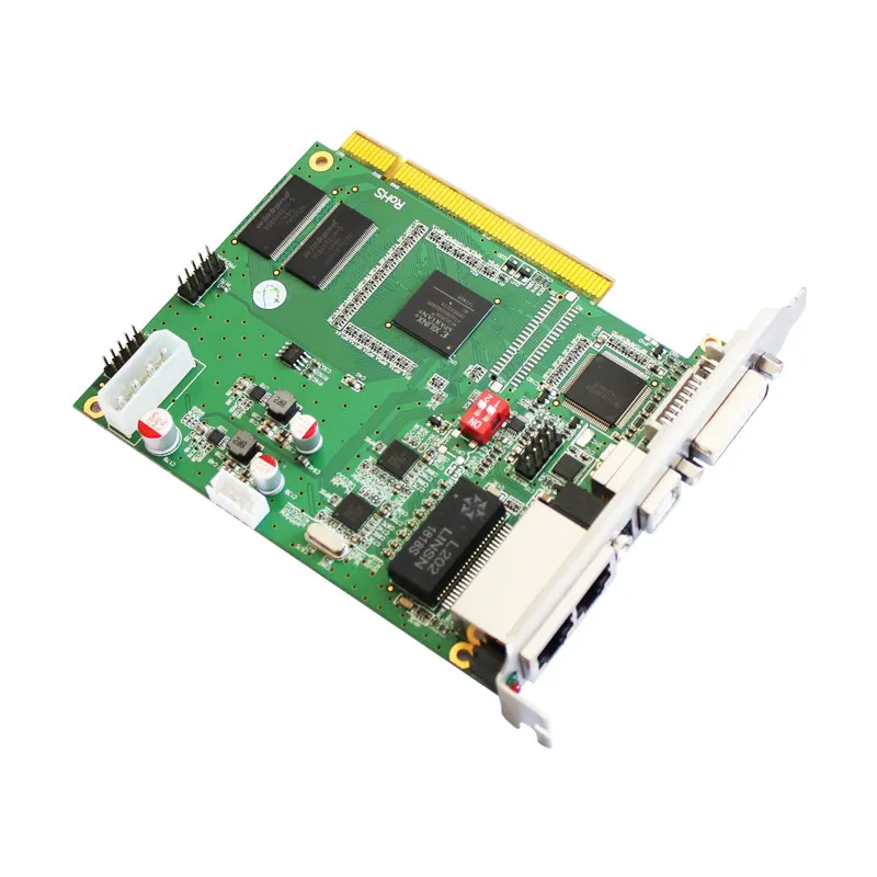 أفضل سعر نموذج بطاقة إرسال LED Linsn TS802D يدعم المنافذ المزدوجة عالية الدقة DVI Input USB Control