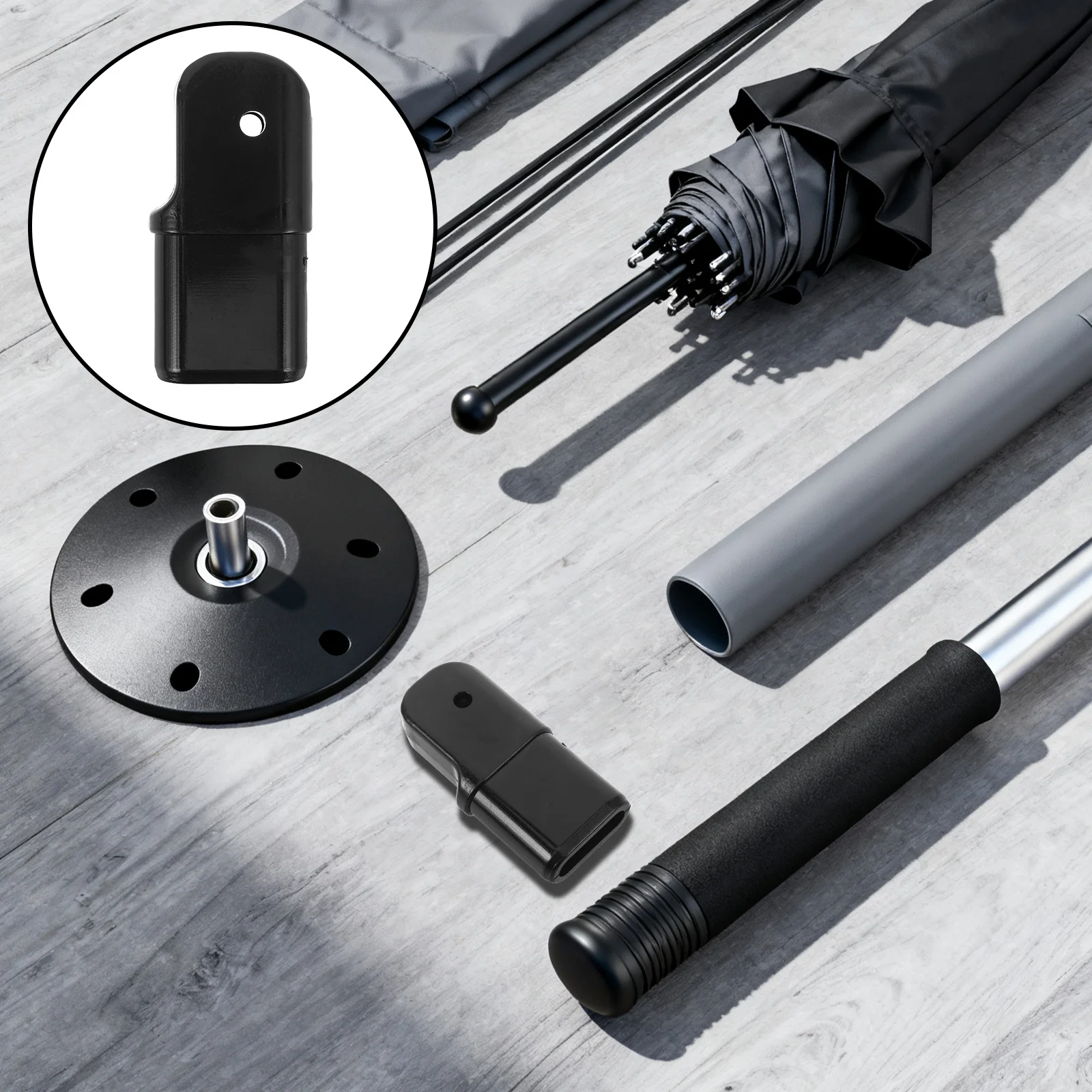 

Разъем для стрелы садового зонта, регулируемый зажим для римского зонта, крепление для патио, солнцезащитный козырек, парашютный лоток, замена шарнира