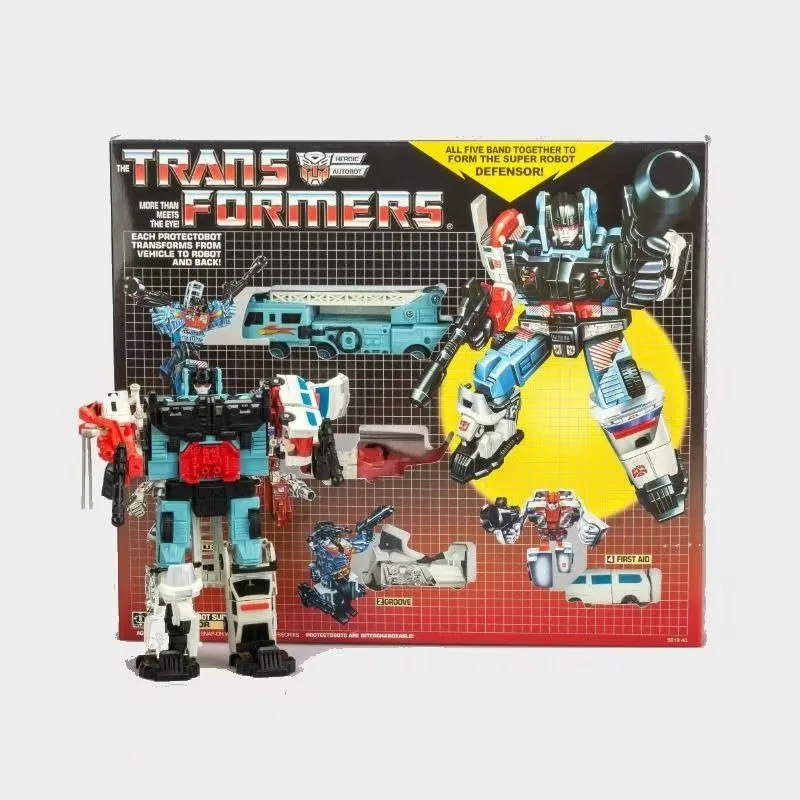 Auf Lager Transformers Spielzeug US-Version G1 84-86 KO Defensor Anime Modell Actionfiguren Roboter Spielzeug Sammlerstücke Hobbys Geschenke