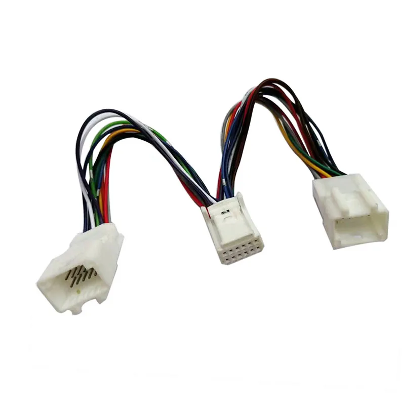 20CM Toyota 6 6PIN i 12 PIN Y kabel do Lexus LS430 2001-2003 Yatour Y przewody adaptery do radia Toyota Lexus 6 + 6PIN Navi AUX