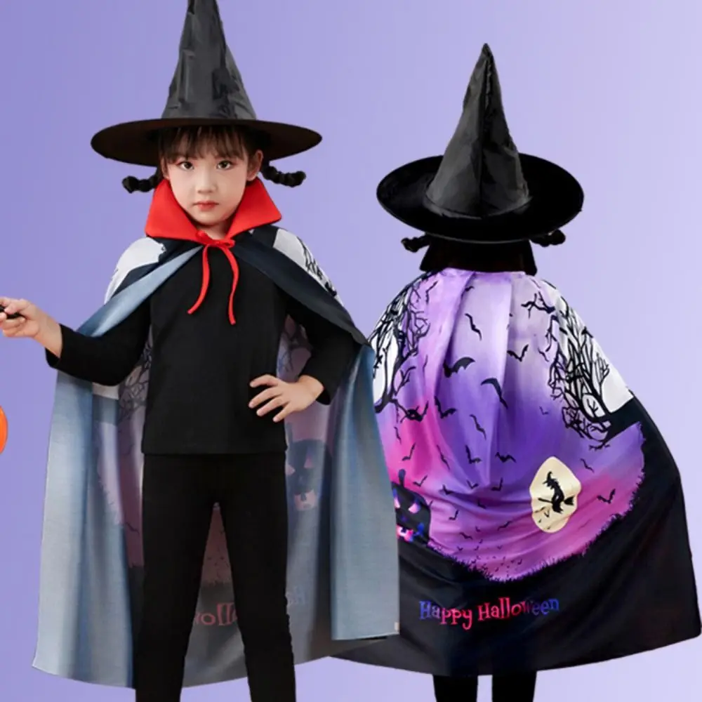 Dressing Up Kapuzenumhang Halloween Umhang Fantasy Mystical Wizard Umhang Neuheit Cosplay Kostüm Set Jungen Mädchen