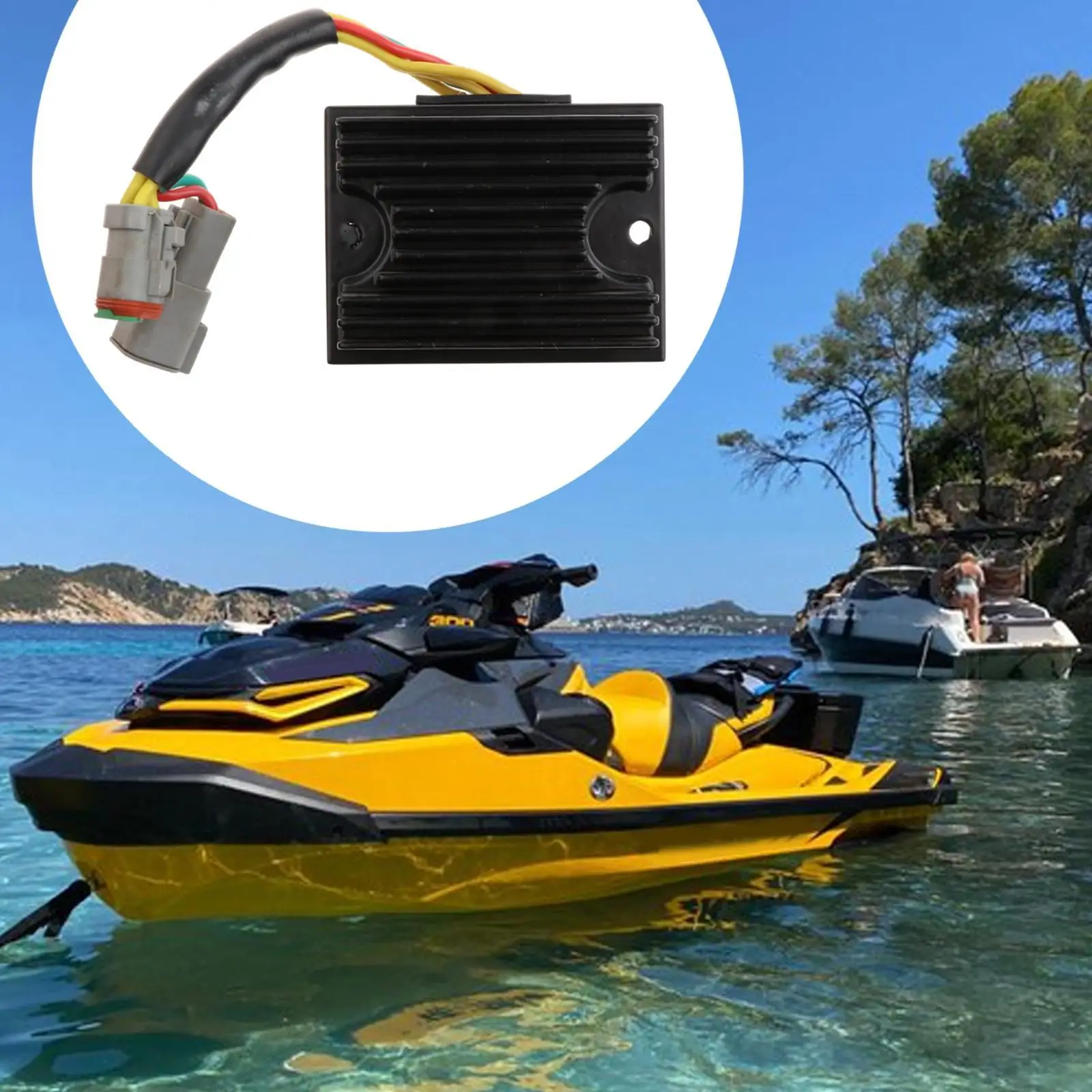 

Voltages Regulator Rectifier Replacement Easy to Install Motorbike Accessories