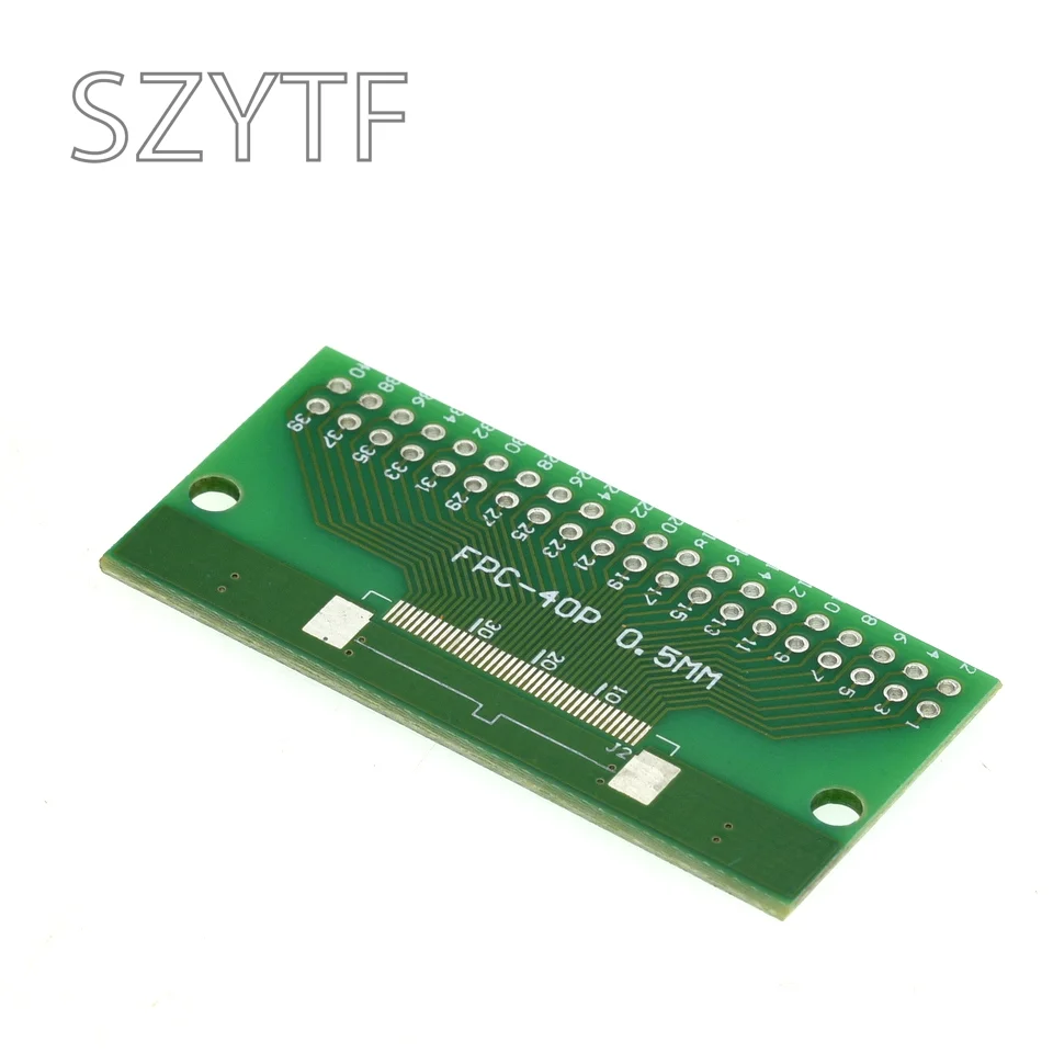 

5pcs/bag FPC 40PIN DIP adapter board FFC turn 2.54 TFT LCD seat 1mm 0.5mm