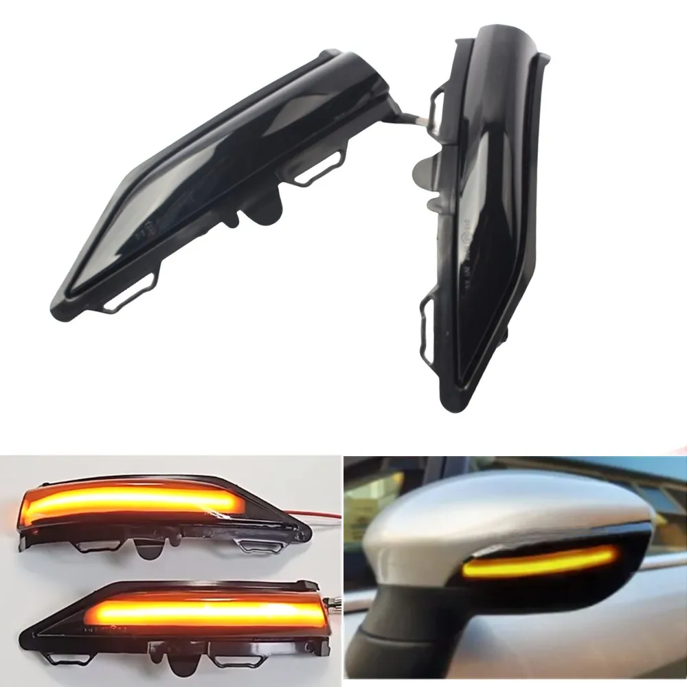 

2PCS LED Dynamic Turn Signal Light Flasher Flowing Water Blinker Flashing Light For FORD FIESTA MK8 2019+ Car Accessories