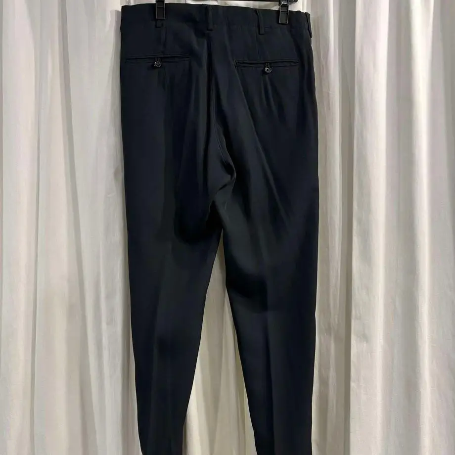 TOP-YAMAMOTO ® Black Business Casual Pants - Men's Fashionable Multi-Functional Straight Leg Pants