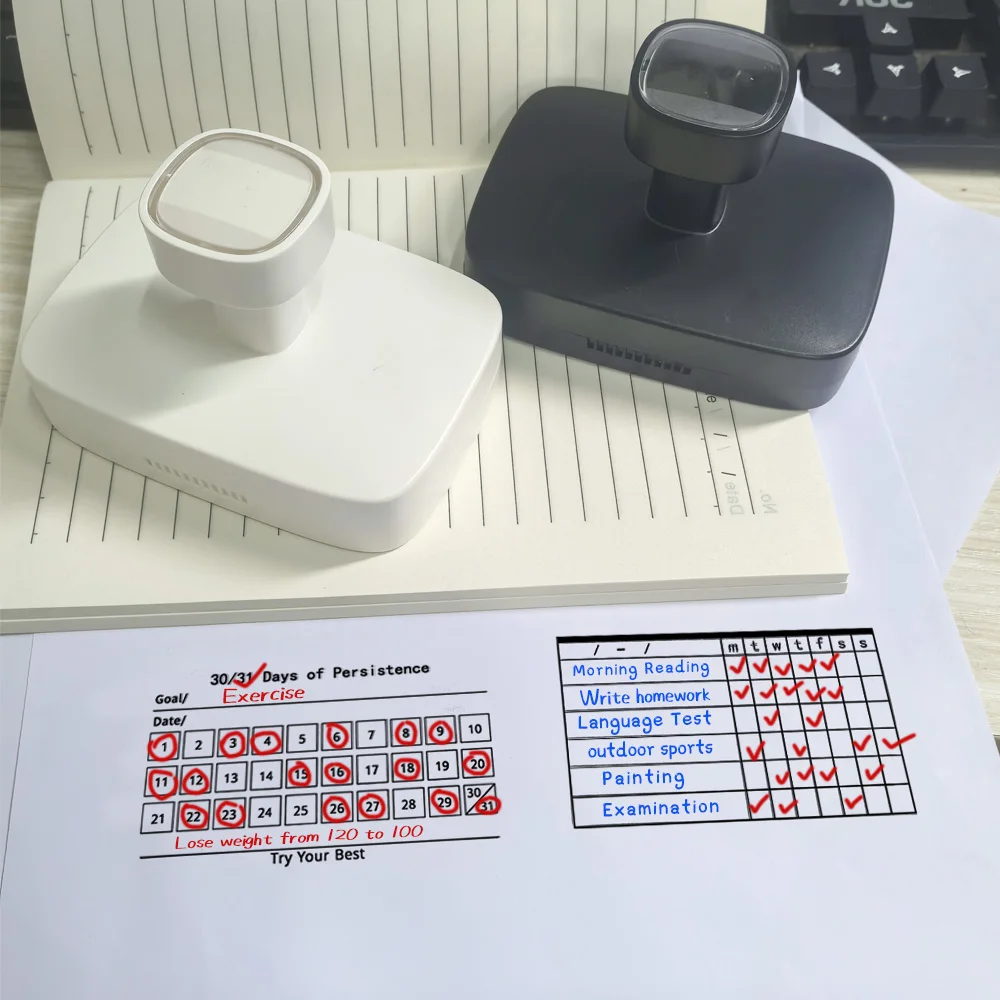 Weekly plan, monthly plan seal to improve self-discipline reading clock-in important matters memorandum correction summary