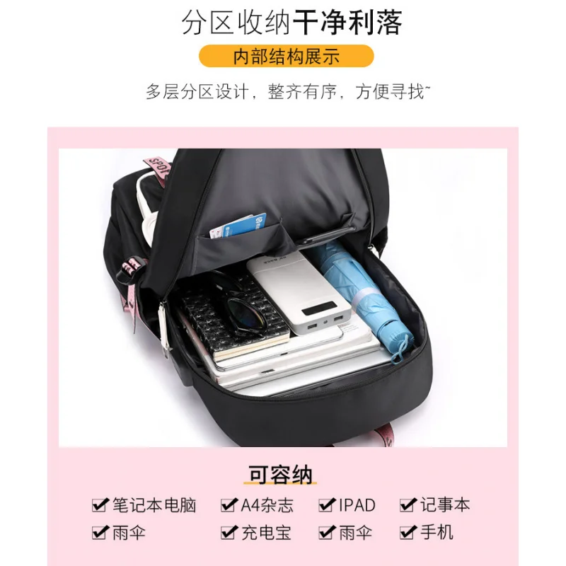 stray kidsCombination Peripheral Same Backpack Backpack Schoolbag Korean Style Student Male and Female Large Capacity New