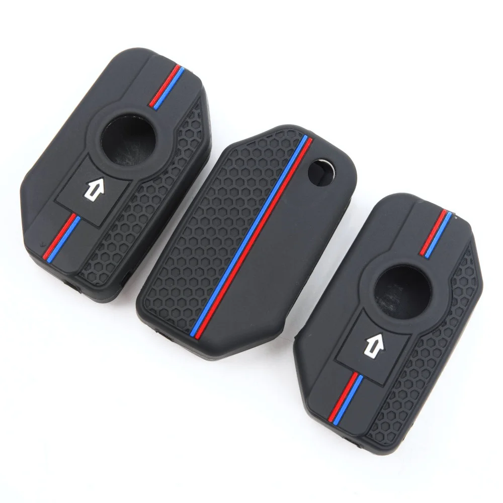 Silicone Remote Key Case For BMW R1250GS R1200GS C400X C400GT F750GS F850GS F900R F900XR K1600B K1600GT R1200RS R1200RT
