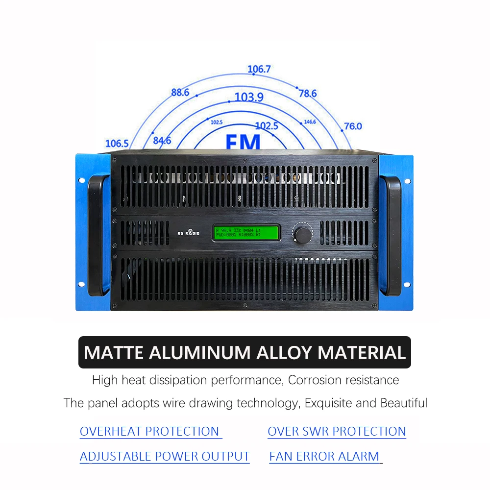 라디오 방송국용 FM 방송 송신기, 5000W, 5KW