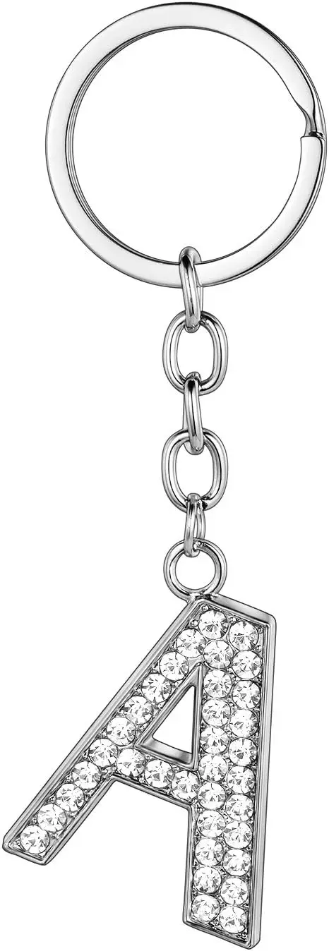 

Alphabet Crystal Initial Keychain Best Friend Birthday Gift for Women