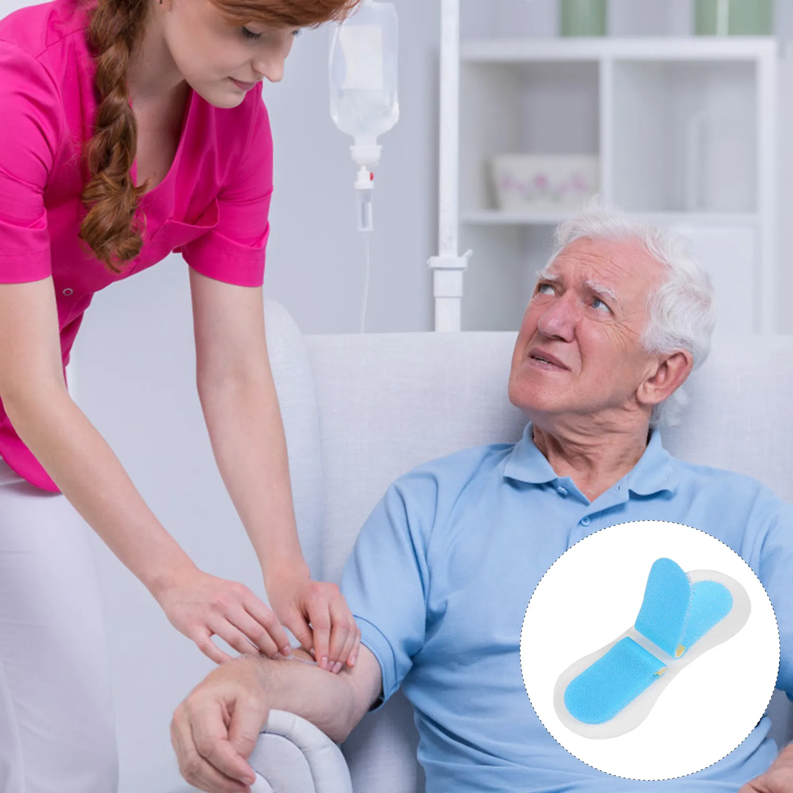 

10Pcs Exquisite Workmanship Catheter Straps Universal Fixing Bands Portable Urine Bag Leg Strap Home Medical Use Comfortable Fit