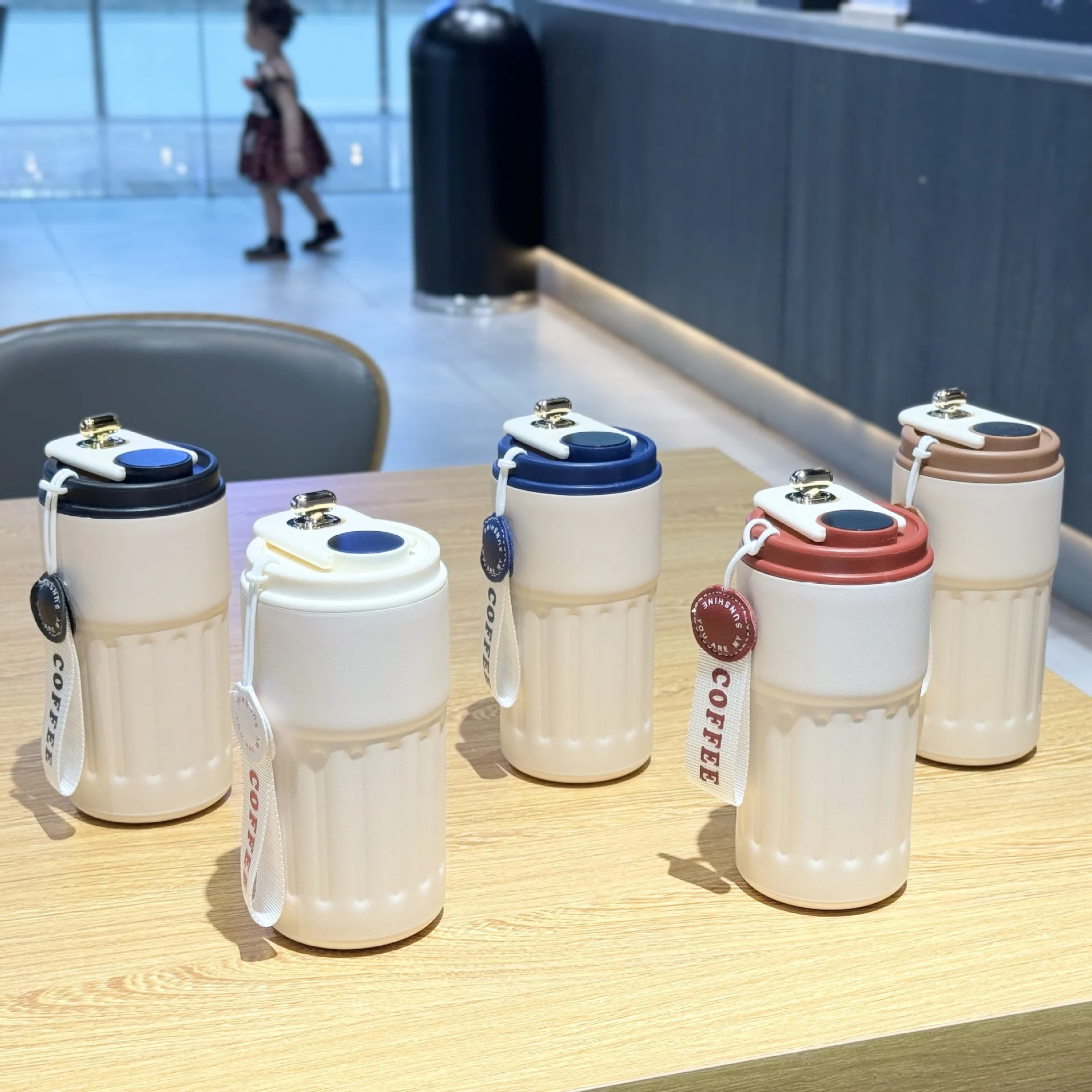 

Coffee Label 316 stainless steel coffee cup Double vacuum intelligent thermos cup outdoor portable car Hand gift Cup