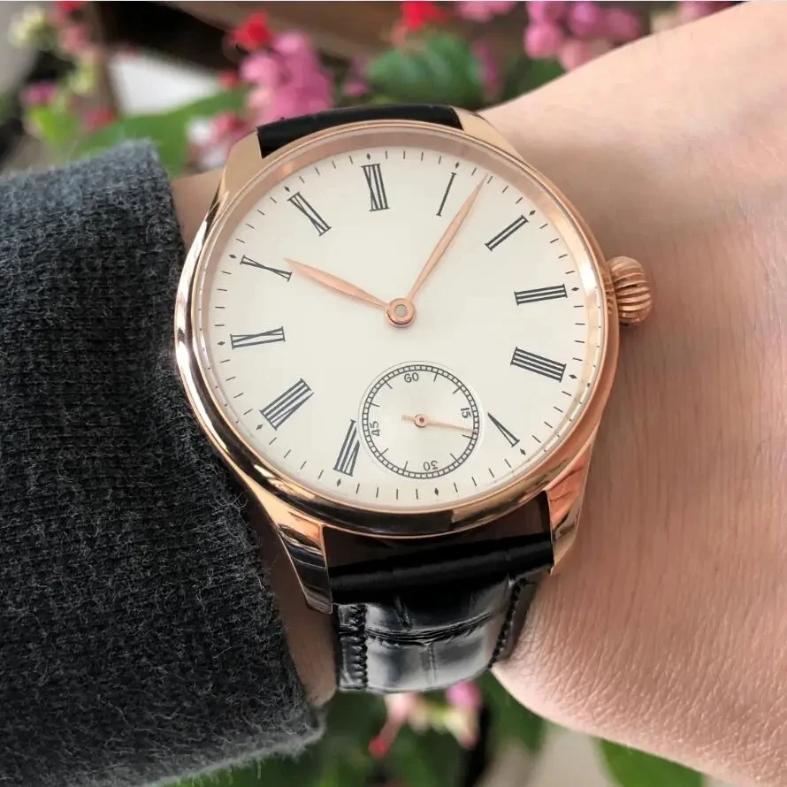 41mm No Logo Tianjin ST3621Mechanical Hand Wind Movement 316L Stainless Steel Case Pilot\'s Man Watch GR13-8