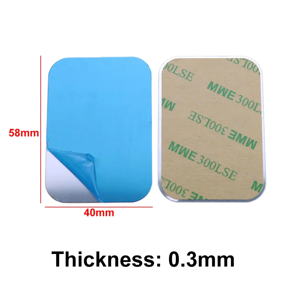 JCD 10 stücke Silber Magnetische Metall Platte Für Magnetische Auto Telefon Halter Universal Eisen Blatt Ständer Handy Magnet Halter Halterung