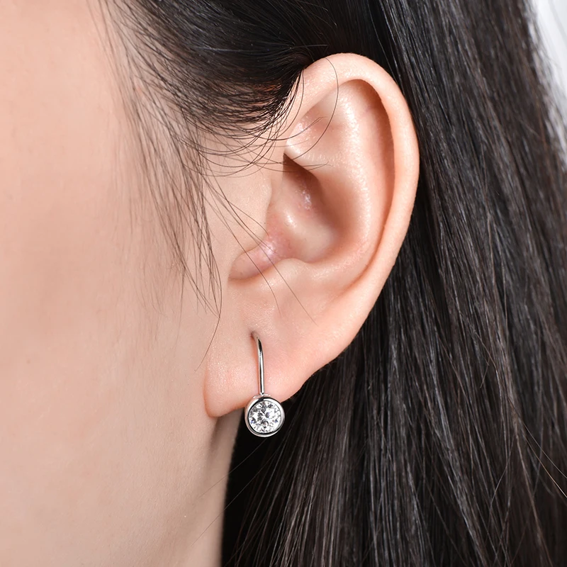 Lnkry 5MM/6.5MM/8MM Moissanit-Creolen 14k Goldgefüllte Funkelnde Labor-Diamant-Hebelverschluss-Ohrringe für Frauen Geschenk – Detail 6