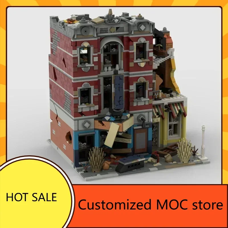 10312 ชุดตัวต่อ Apokalypse Jazz club MOC สร้างสรรค์ ของขวัญวันหยุด วิวถนน เมือง สถาปัตยกรรม ของขวัญวันเกิด ประกอบเอง ของขวัญคริสต์มาส สำหรับเด็ก