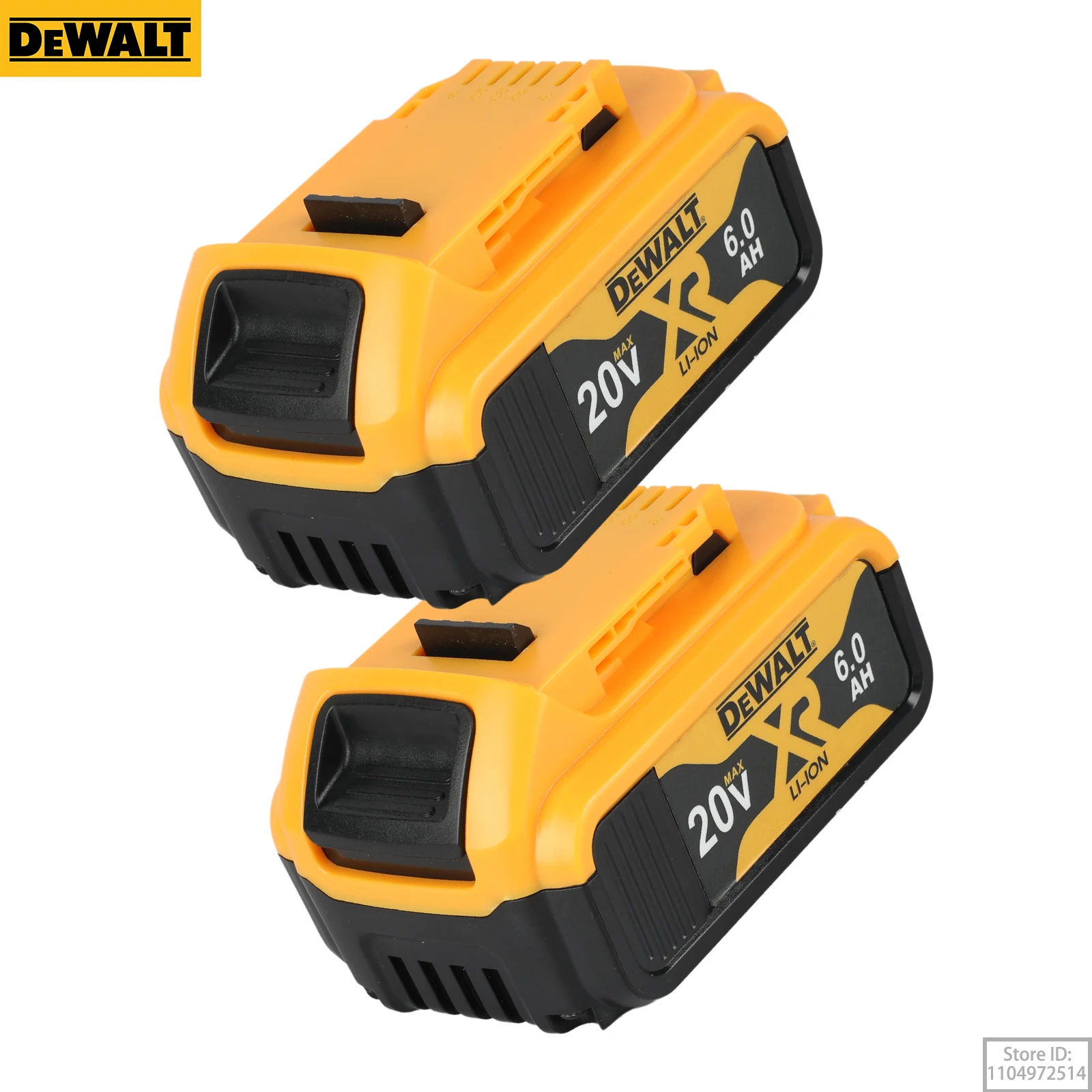 

DEWALT Original 20V Battery 20V 6.0Ah for DCD805 DCF850 DW405-FN DW405 DCF900 DW887 DW414 DEWALT Outillage Power Tools Battery