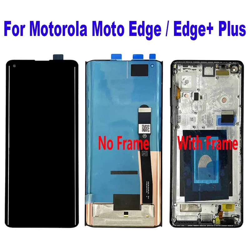 For Motorola Moto Edge+ XT2061-1 XT2061-3 LCD Display Touch Screen Digitizer Assembly For Moto Edge XT2063-3 XT2063-4 XT2063-2