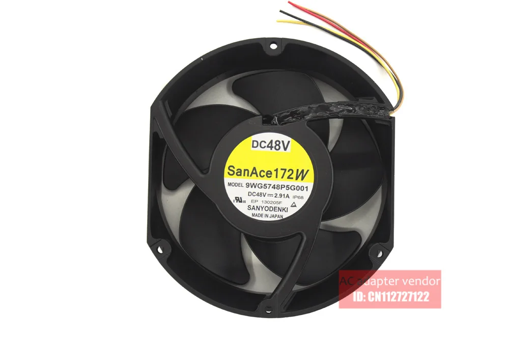 SANYO DENKI SAN ACE SanAce172W 9WG5748P5G001 170*150mm 48V 2.91A cooling fan