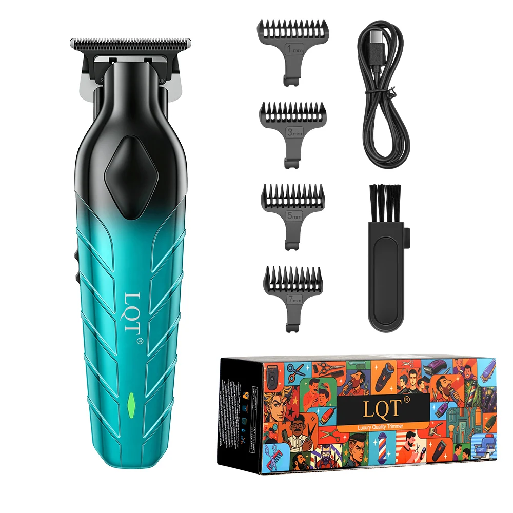 LQT Elektrischer Haarschneider für Männer und Frauen, wiederaufladbarer Barber-Clipper, USB-C kabellose Bart- und Haarschneidemaschine, Geschenk – Detail 2