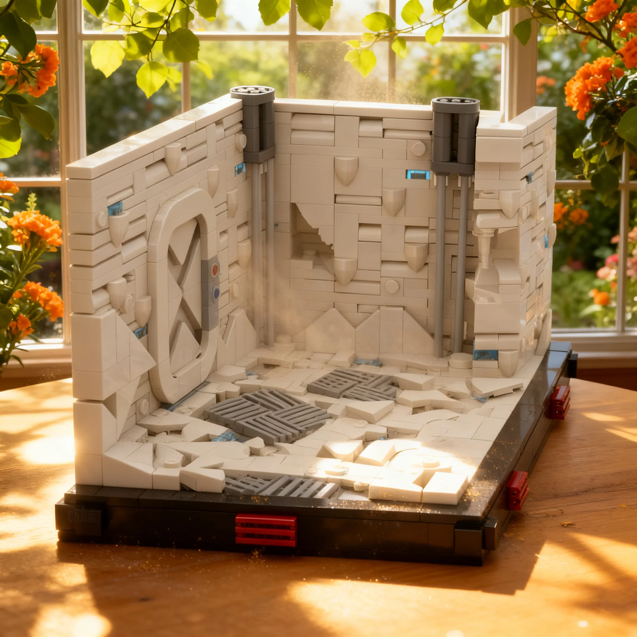 716pcs MOC Echo Base Corridor Star Battle Model Building Blocks Construction Toy Christmas Gift Creative Education Brick Display